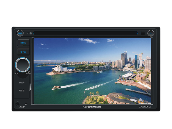 Paramount PAR-6200NBT Double Din DVD with Bluetooth/USB