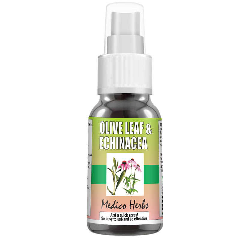 Olive Leaf & Echinacea Spray 50ml.