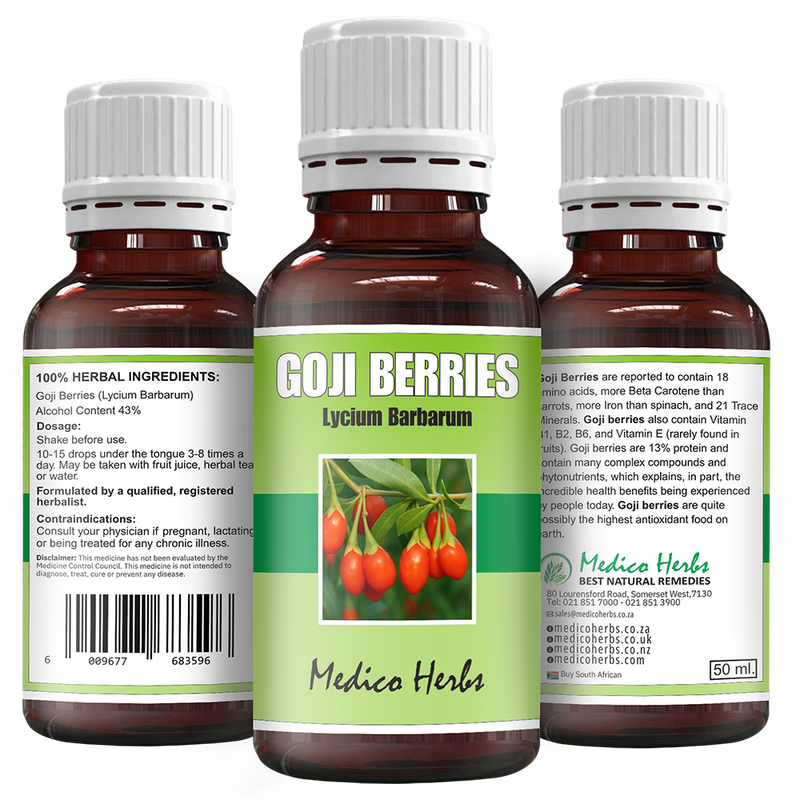 Goji Berries Drops (Lycium Barbarum) 50ml