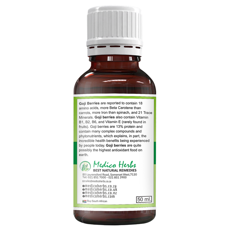 Goji Berries Drops (Lycium Barbarum) 50ml