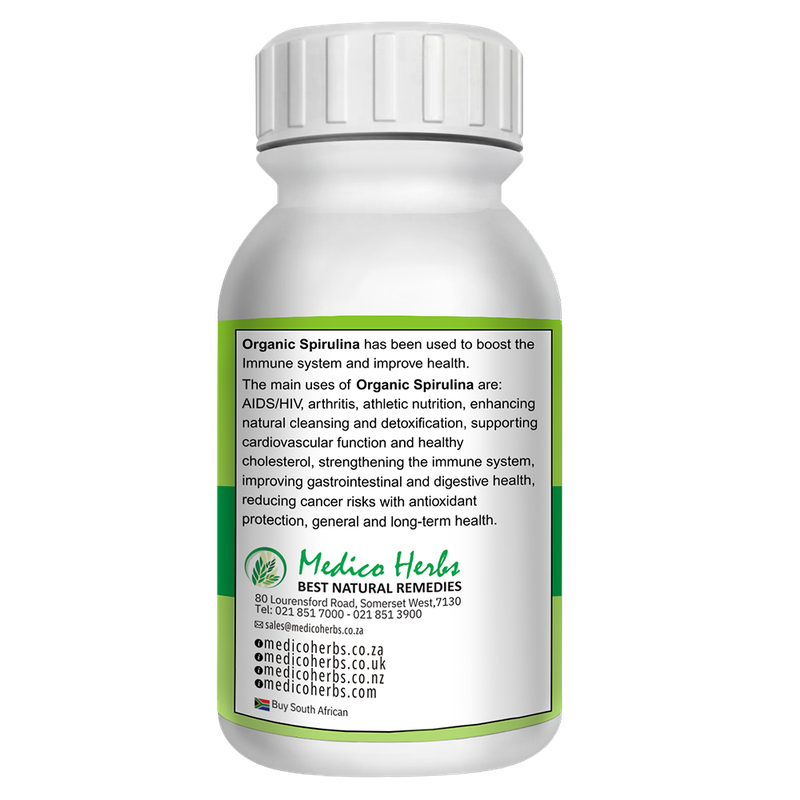 Organic Spirulina 90 x 250mg Capsules