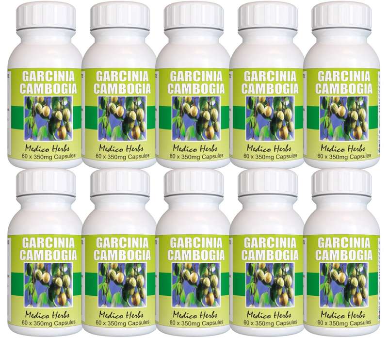 Garcinia Cambogia (60.3% HCA) Capsules 60's) 10 Bottles