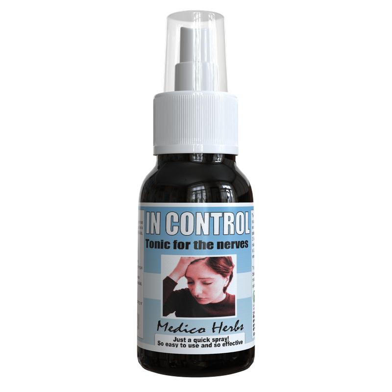 In Control stress anxiety Natural nerve Spray 50ml.