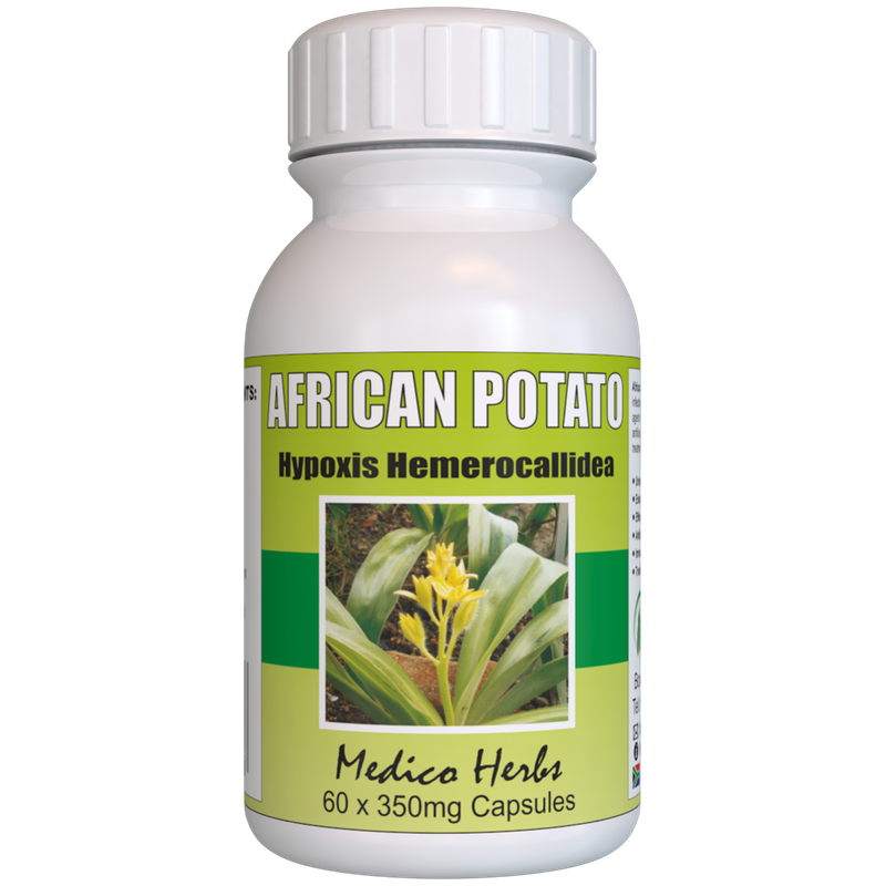African Potato (Hypoxis Hemerocallidea) 60 x 350 mg.