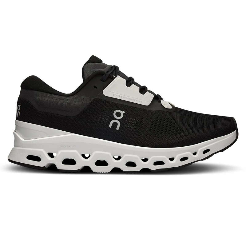 On Cloudstratus 3 Black | Frost Women