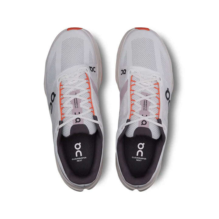On Cloudsurfer Next White | Flame