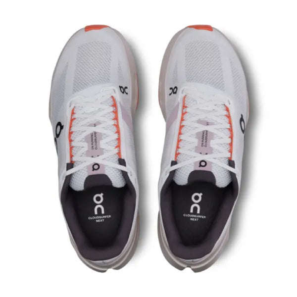 On Cloudsurfer White / Flame Women