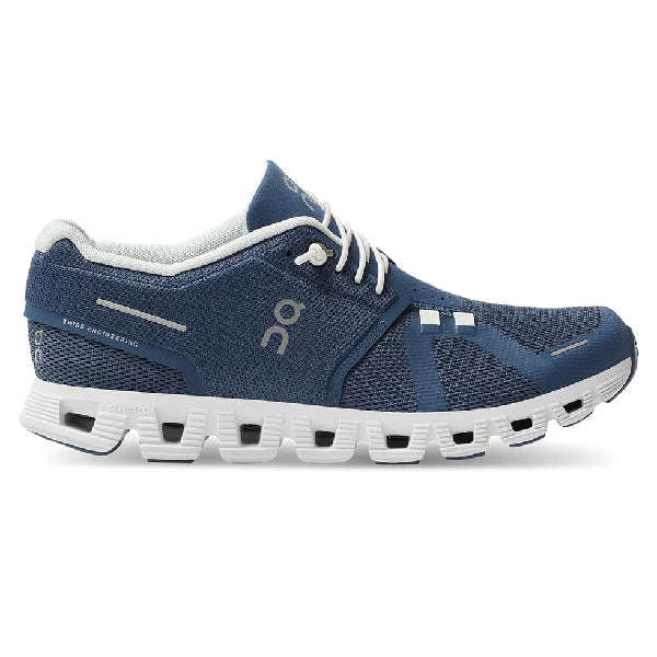 On Cloud 5 Denim | White