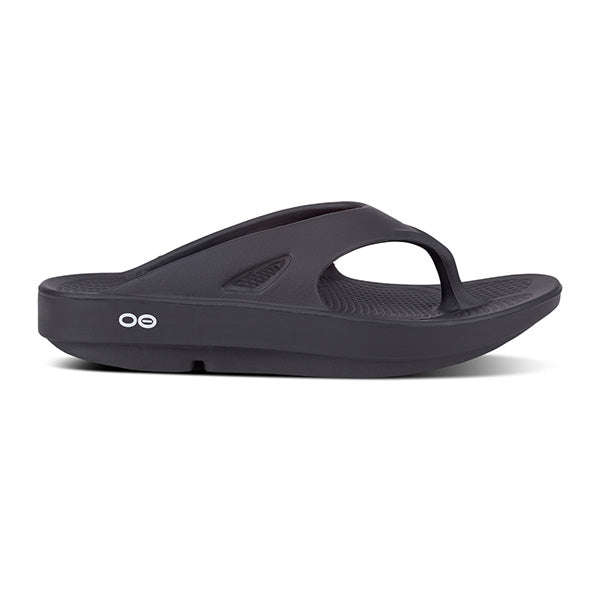 Oofos Unisex Ooringinal Thong Sandal Black