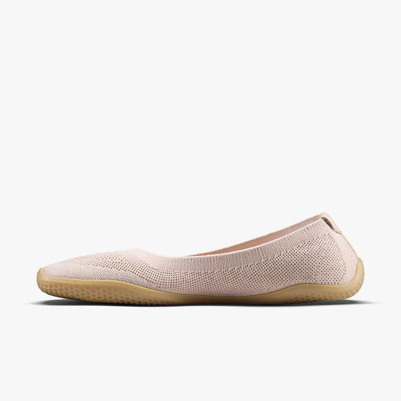 Vivobarefoot Primus Asana Yin Ballerina Knit Womens Rose