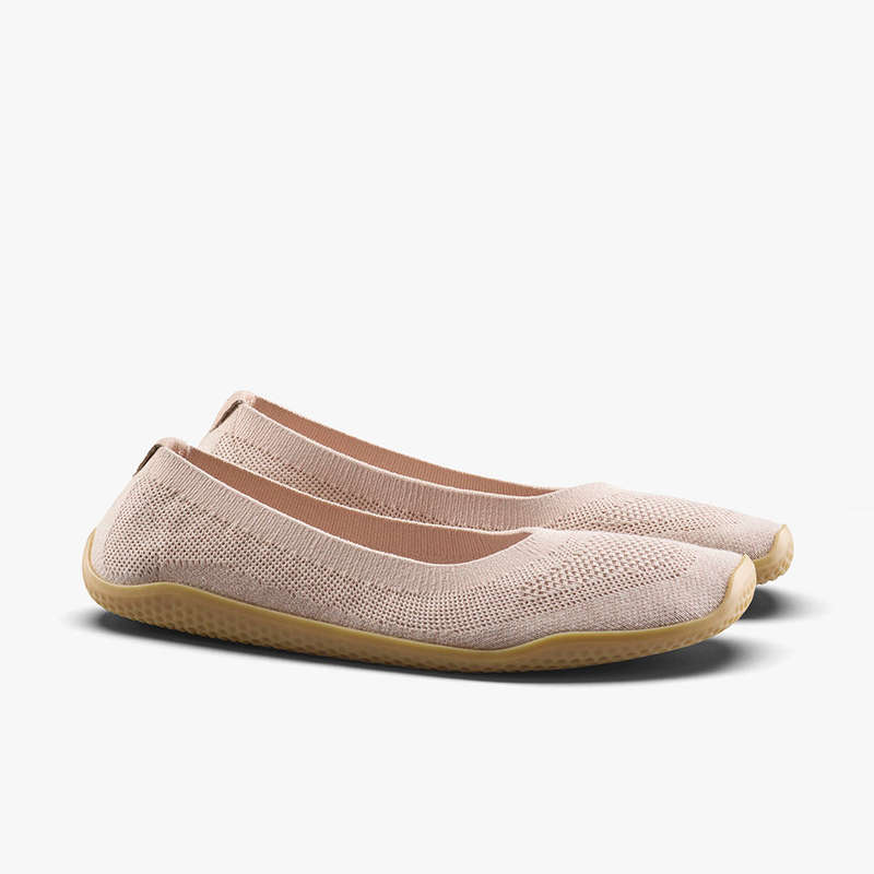 Vivobarefoot Primus Asana Yin Ballerina Knit Womens Rose