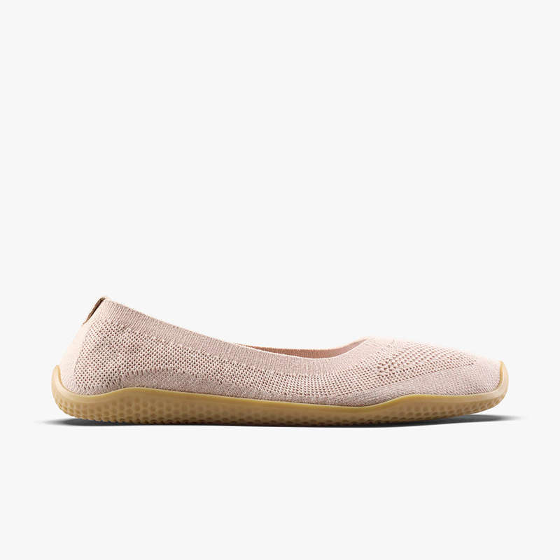 Vivobarefoot Primus Asana Yin Ballerina Knit Womens Rose