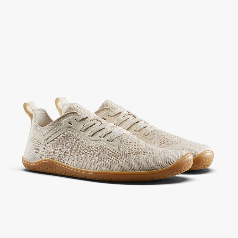 Vivobarefoot Primus Lite Knit Natural Womens Coconut