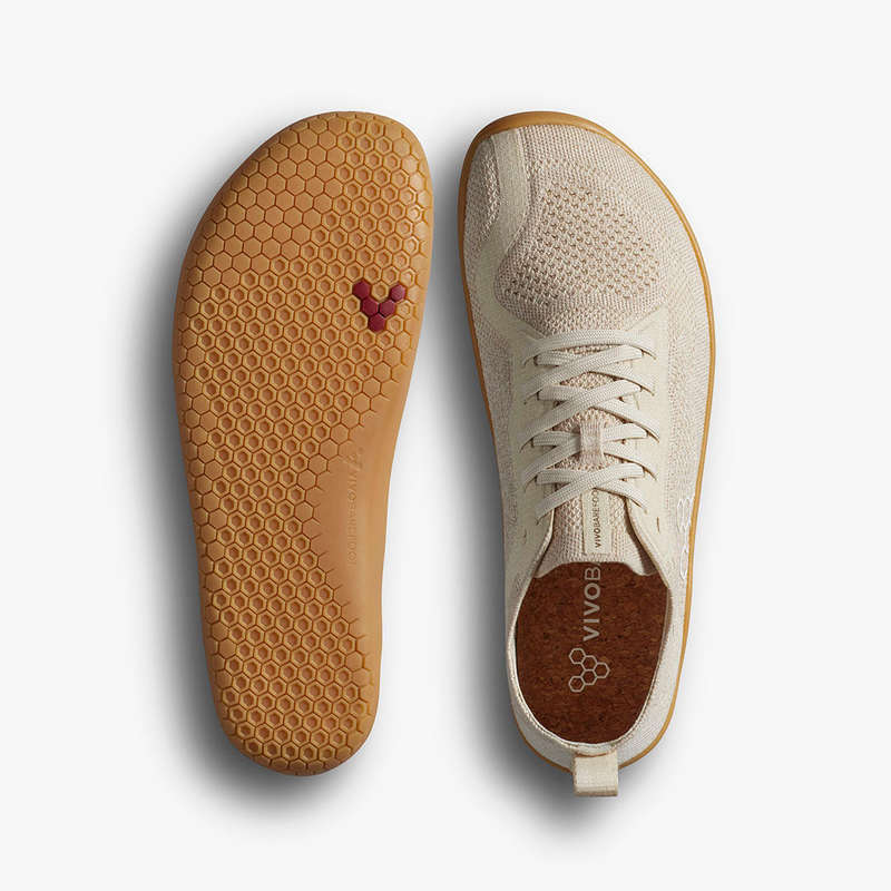 Vivobarefoot Primus Lite Knit Natural Womens Coconut