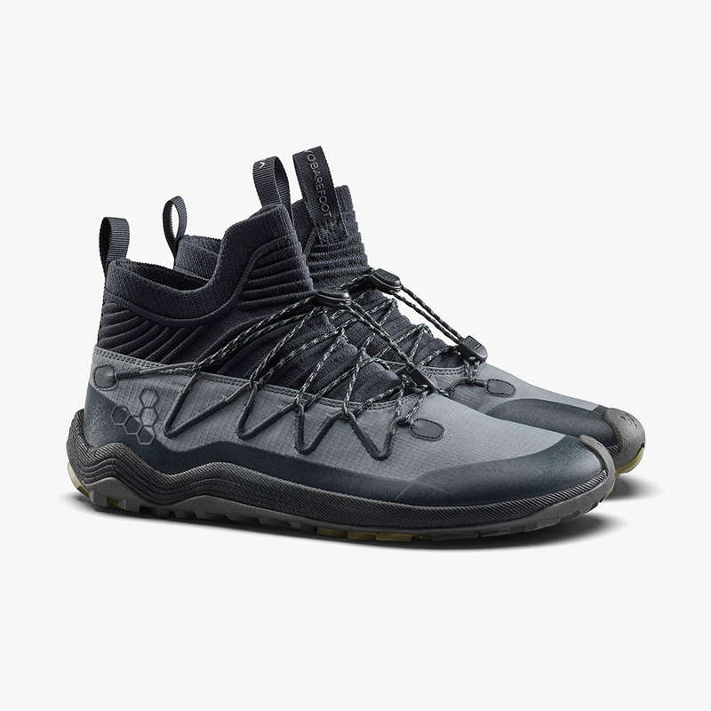 Vivobarefoot Primus Trail Flow Mid Mens Dark Shadow