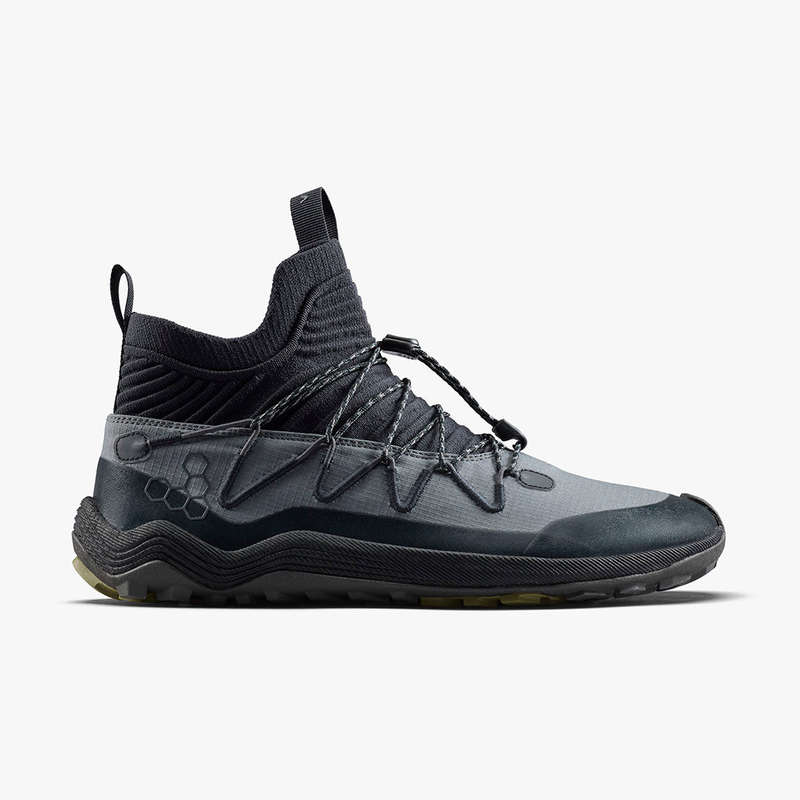 Vivobarefoot Primus Trail Flow Mid Mens Dark Shadow