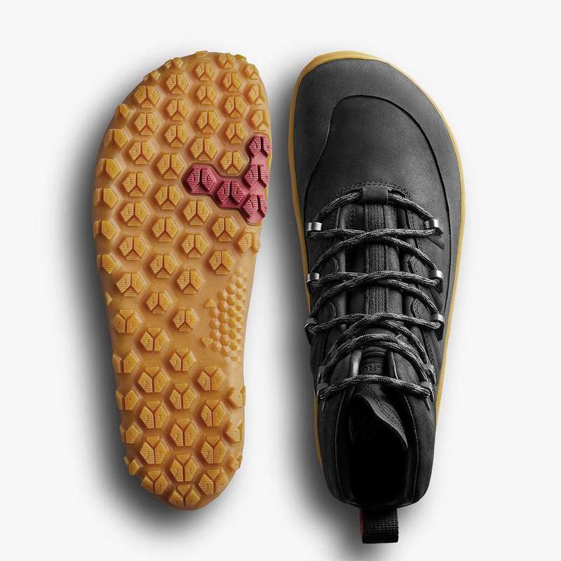 Vivobarefoot Tracker Leather AT Mens Obsidian