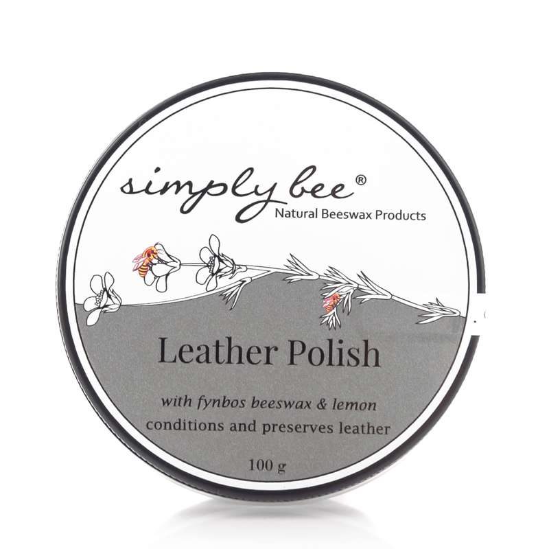 Simply Bee Natural Bees Wax Leather Polish 100g