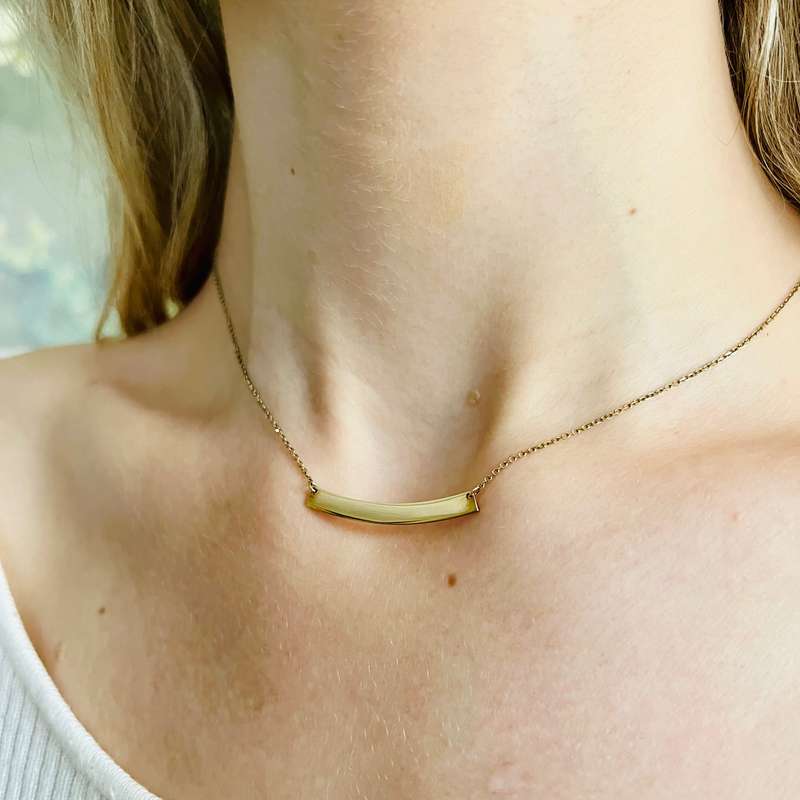 9ct Chain with Plate