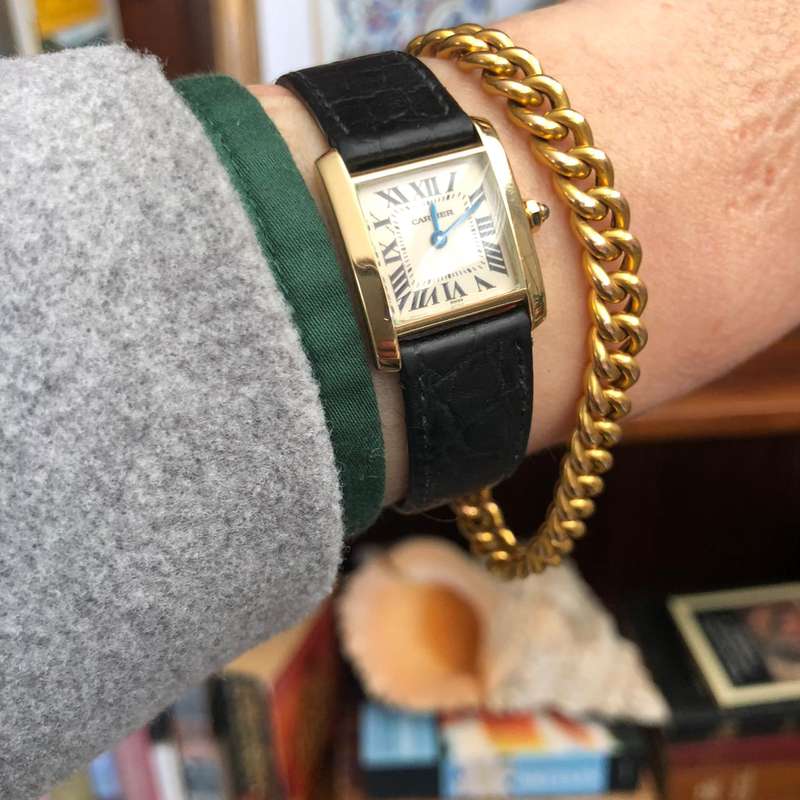Antique French Gold "Gourmette" Bracelet