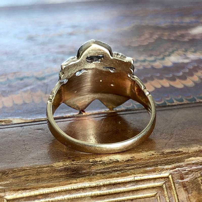 Antique Victorian Diamond Heart Ring