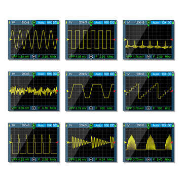FREE SHIPPING MUSTOOL MDS120M Professional Digital Oscilloscope 120MHz Analog Bandwidth 500MS/s S...
