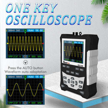 FREE SHIPPING MUSTOOL MDS120M Professional Digital Oscilloscope 120MHz Analog Bandwidth 500MS/s S...