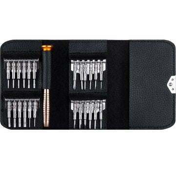 FREE SHIPPING! Raitool 25 in 1 Multi-purpose Precision Screwdriver Wallet Set Repa... - Deluxe Model