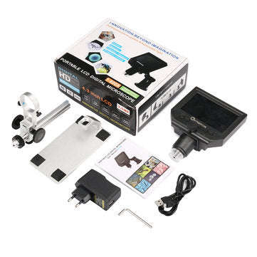 FREE SHIPPING! **SALE** G600 Digital 1-600X 3.6MP 4.3inch HD LCD Display Microscope Continuous Ma...