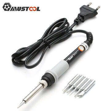 FREE Mustool MT223 60W Adjustable Temperature Electric Solder - 220V EU Plug