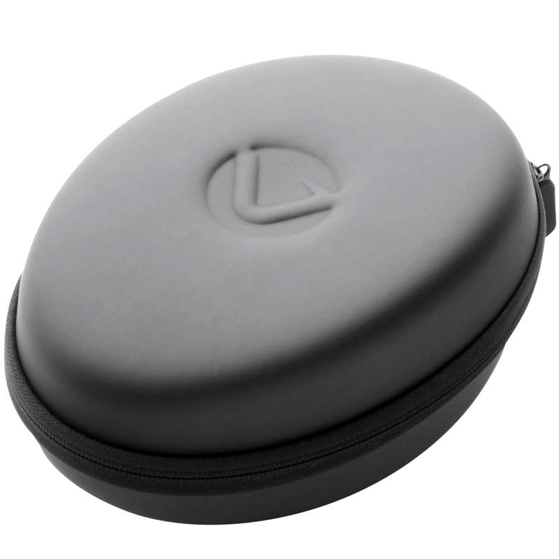 Volkano Shell series elliptical headphone case - black