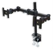 Manhattan Dual LCD Monitor Mount Bracket-Supports Two monitors, Double-Link Swing Arms,Fits Two L...