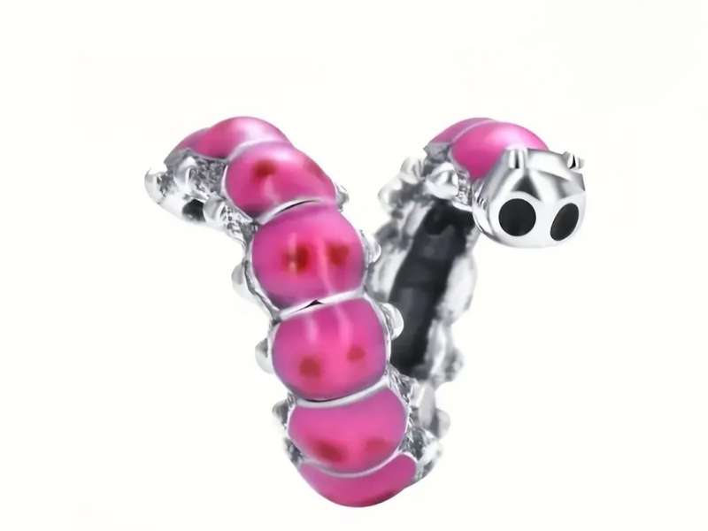 Caterpillar Charm - Compatible with Pandora Bracelets