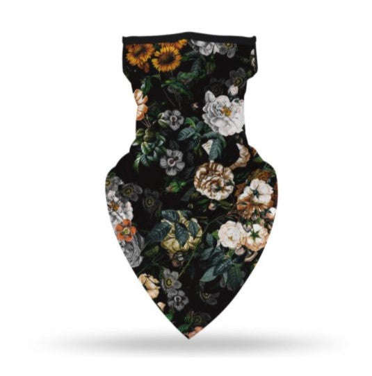 Floral Face Covering/Neck Scarf