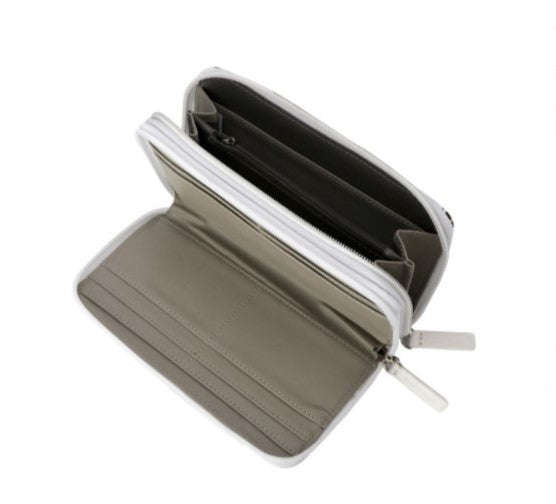 Two-Zip Wallet - Artistic Protea