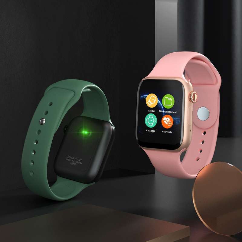 Unisex Smart Fitness Tracker Watch - Pink