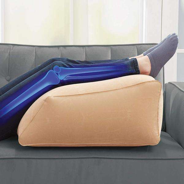 Inflatable Portable Relief Leg Ramp Pillow