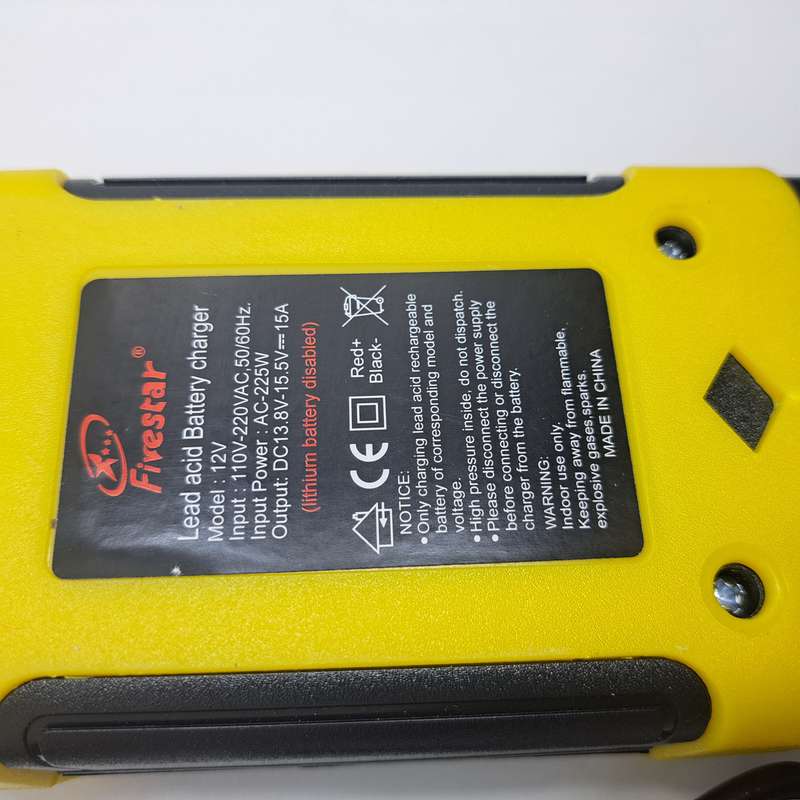 12V 15A Intelligent Pulse Repair Battery Charger
