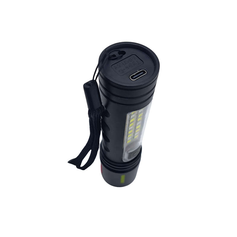 Q-35 Rechargeable Flashlight w Red Sidelight