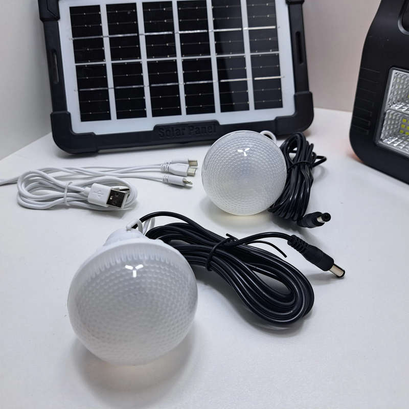 Portable Solar Kit With 2 Bulbs