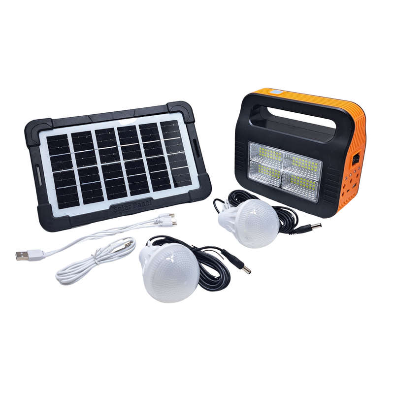 Portable Solar Kit With 2 Bulbs