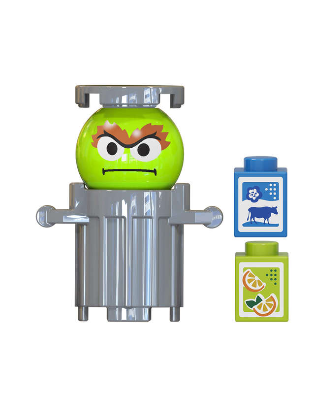 Oscar the Grouch Mini Figure