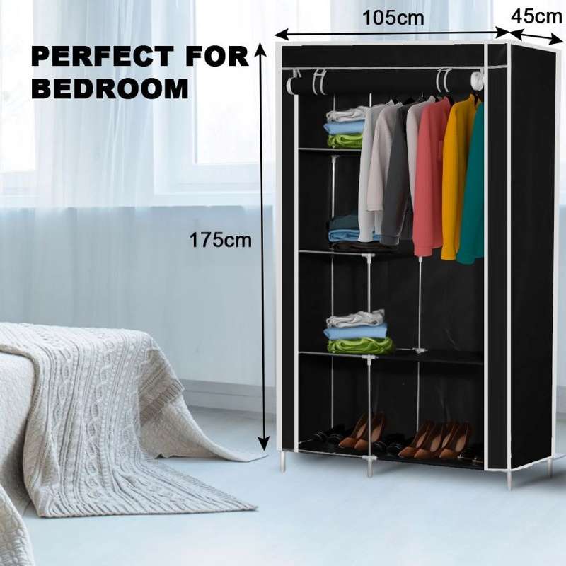 Nudekor - Double Wardrobe Storage Rack