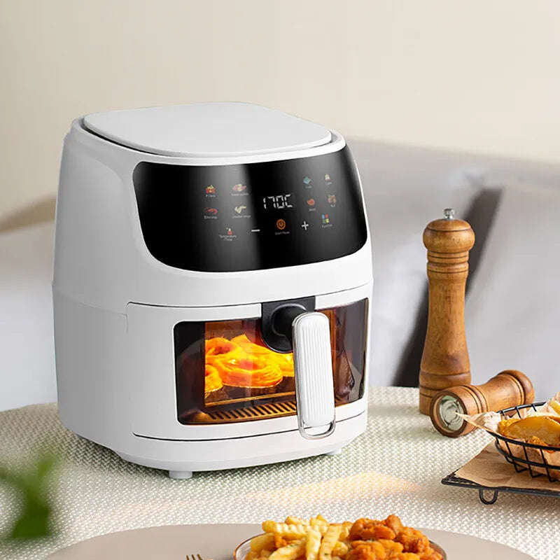 Silver Crest 8L Digital Clear View Window Air Fryer + FREE Silicone Liner