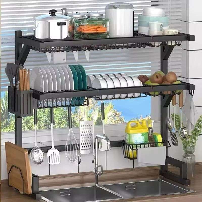 Compact - 2 Tier Over Sink Dish Drying Rack