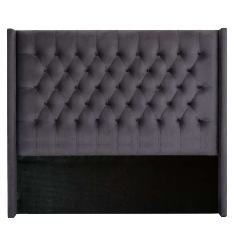 Nu Dekor - Diamante Velvet Paneled Tufted Headboard