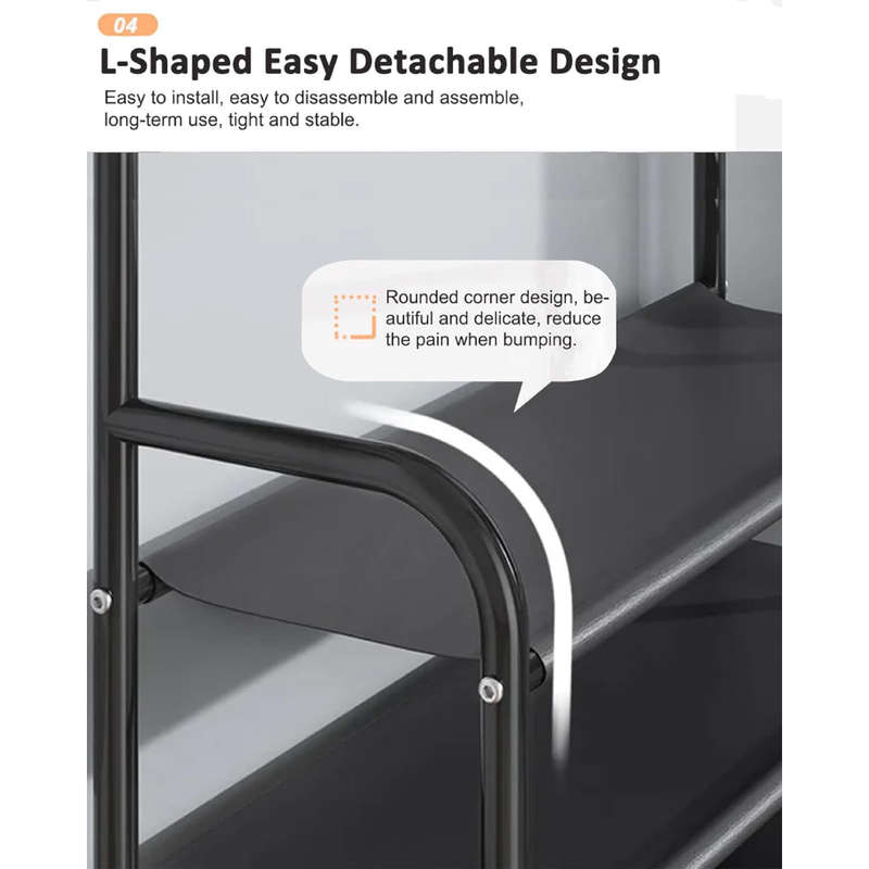 Nudekor - 5 Tier Heavy Duty Multipurose Storage Rack