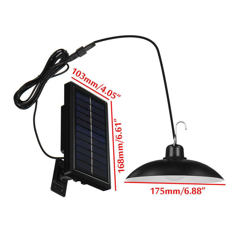 Brighta - Solar Powered Indoor/Outdoor Solar Pendant Light
