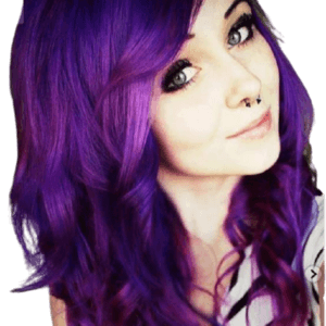 HAIR DYE Salon-Trusted & Chemical-Free Semi-Permanent INDIVIDUAL SIZE - Dark Purple