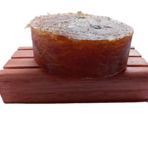 Healing Turmeric and Lemongrass natural Loofah SOAP with a SOAP Dish